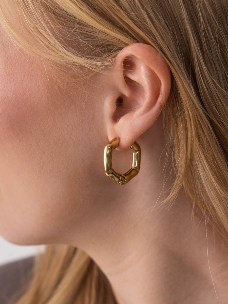 Hexagon earrings - INT PURELEI