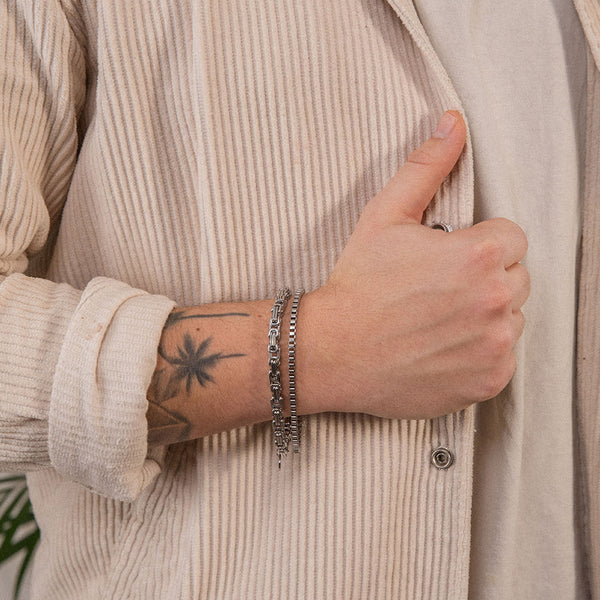 Bracciale da uomo con cuore d'amore