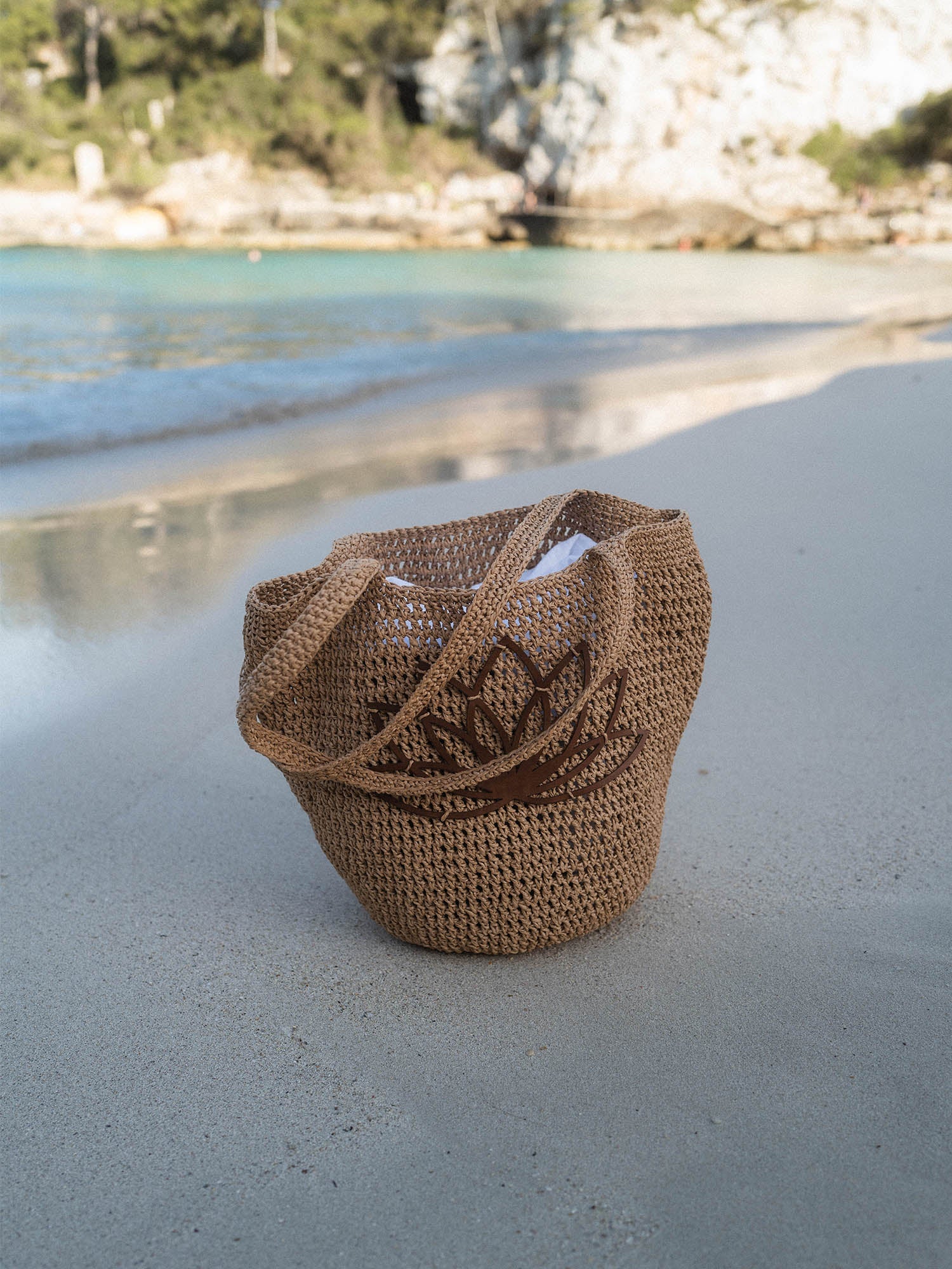 Borsa a secchiello Lotus