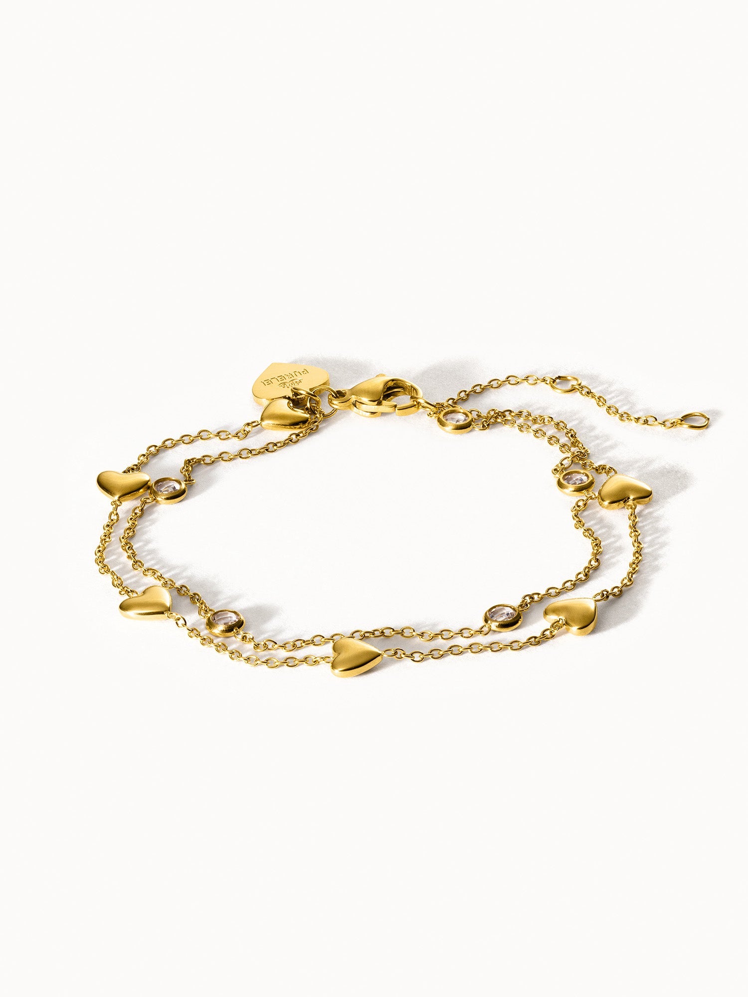 Glitter Heart Bracelet