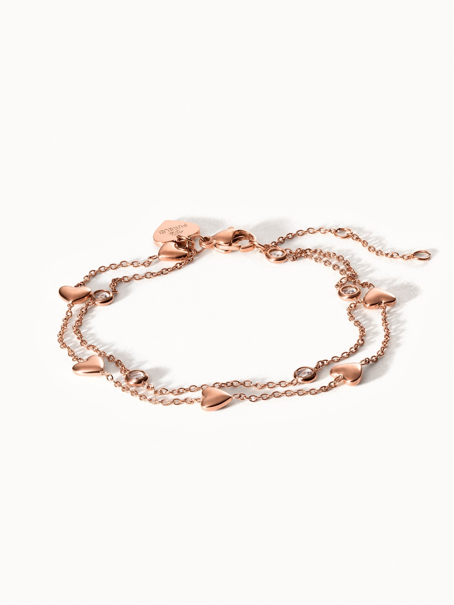 Glitter Heart Bracelet