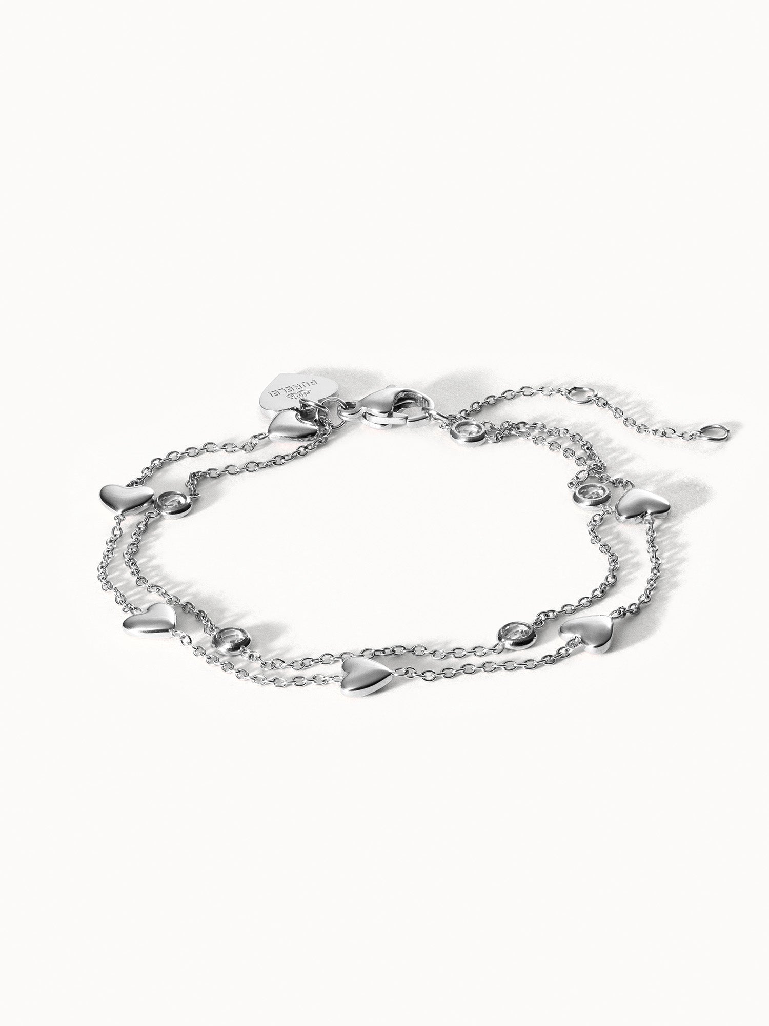 Glitter Heart Bracelet