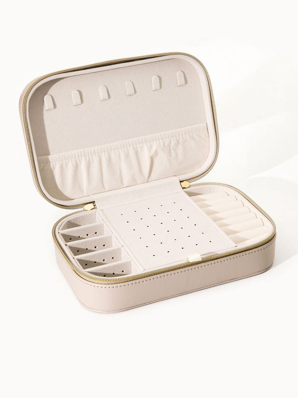 Premium Jewelry Box Beige