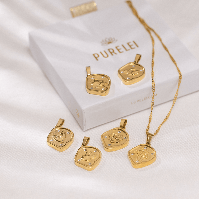 Charm a forma di moneta Wave