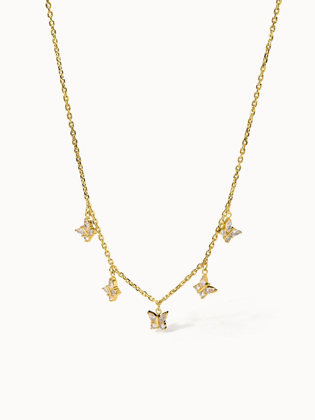 Collana con farfalla