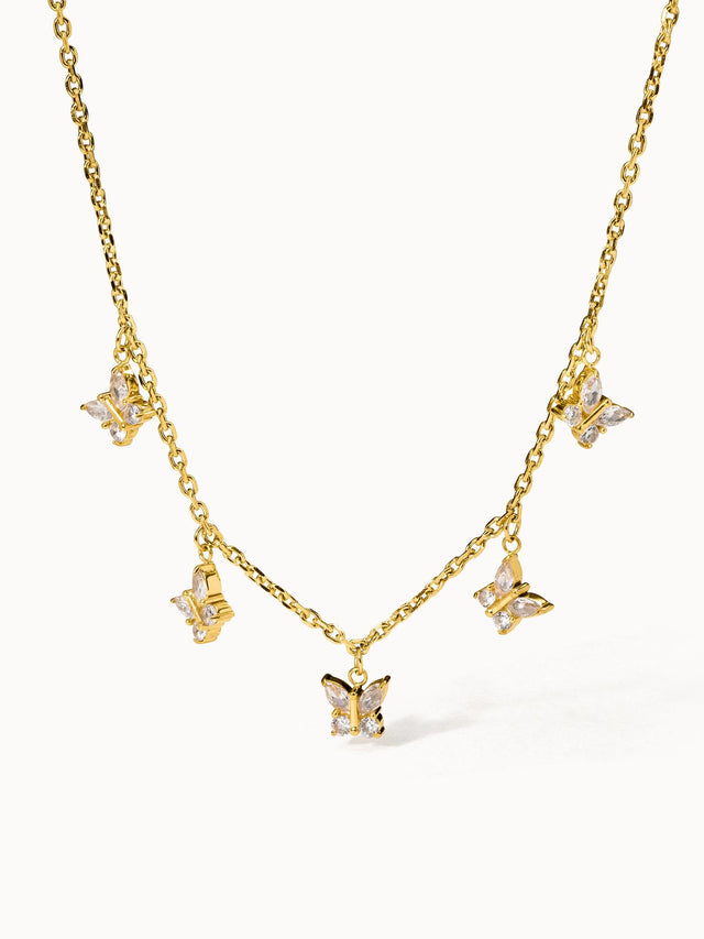 Collana con farfalla