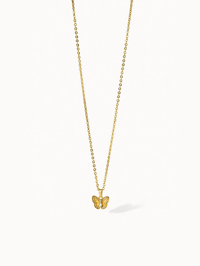 Collana con farfalla magica
