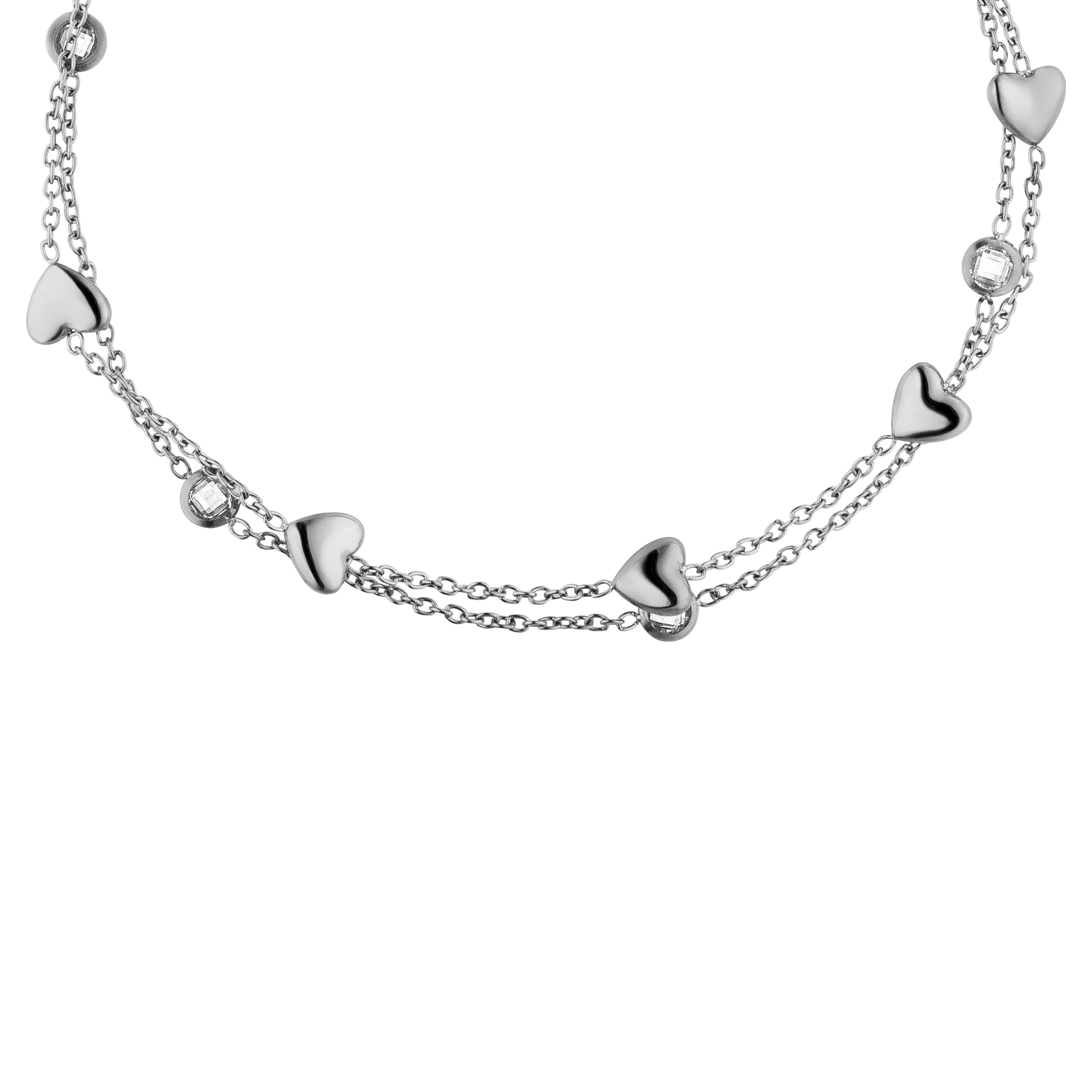 Glitter Heart Bracelet