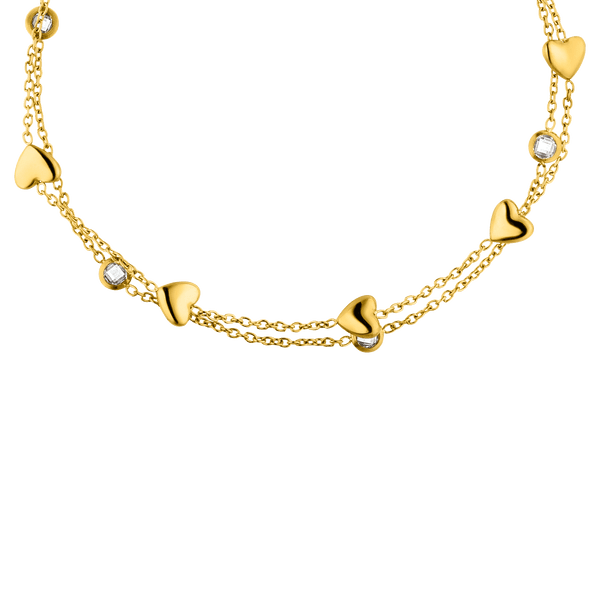 Glitter Heart Bracelet