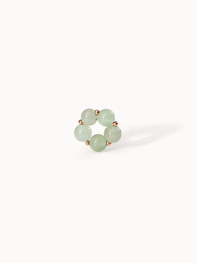 Jade Flower Charm