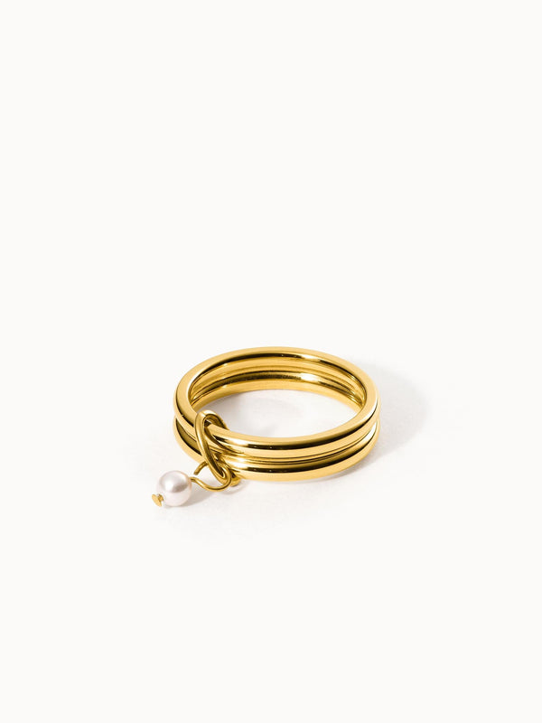 Anello di perle pure