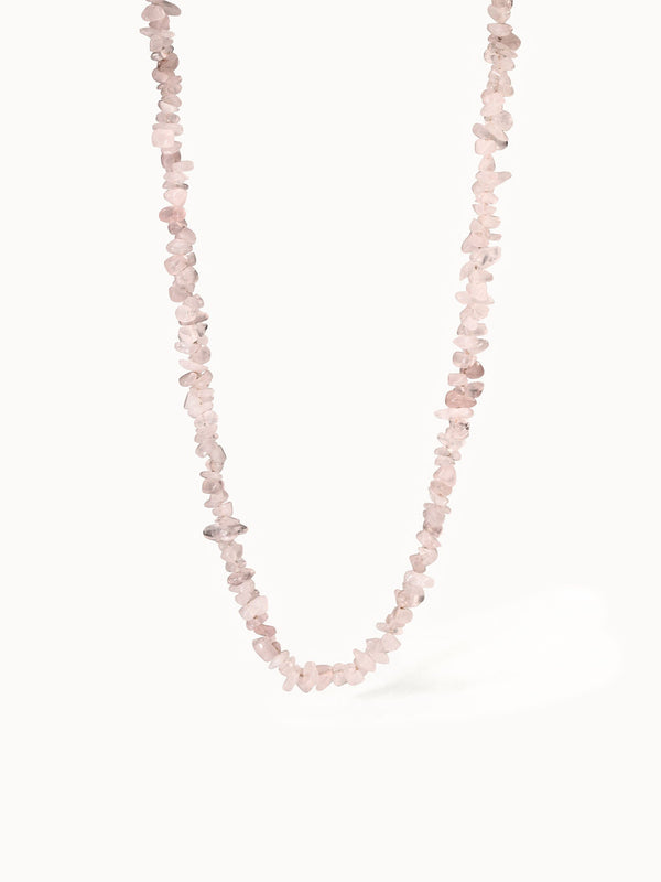 Collana di quarzo rosa