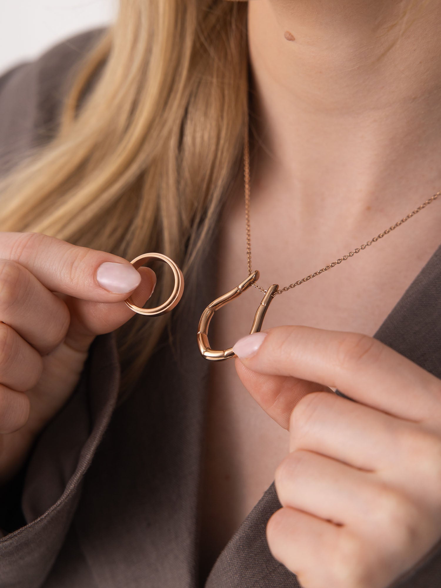 Anello-Halter Tropfen Kette