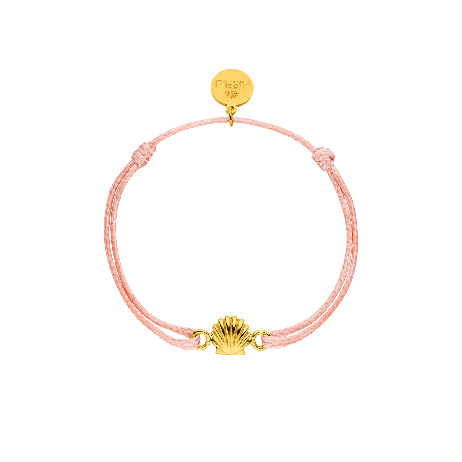 Bracciale in cotone per bambini conchiglia