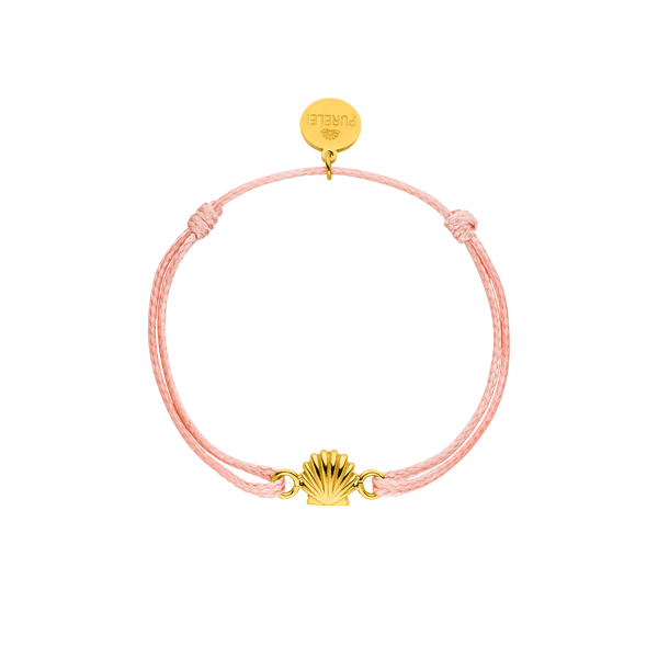 Bracciale in cotone per bambini conchiglia