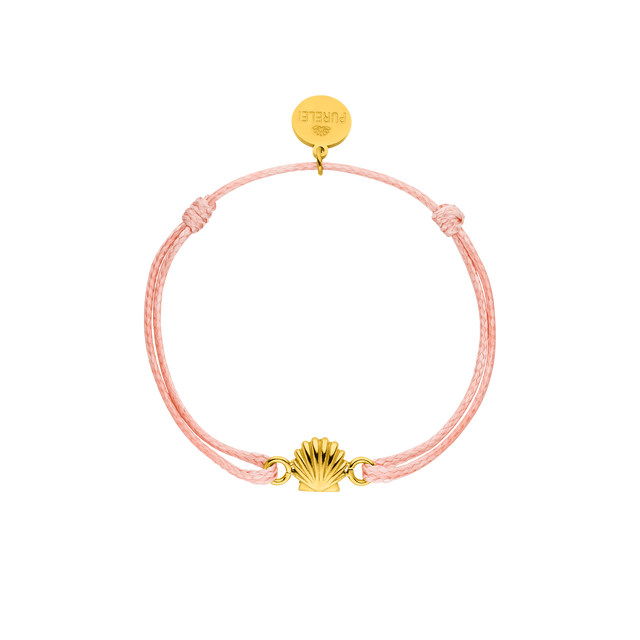 Bracciale in cotone per bambini conchiglia