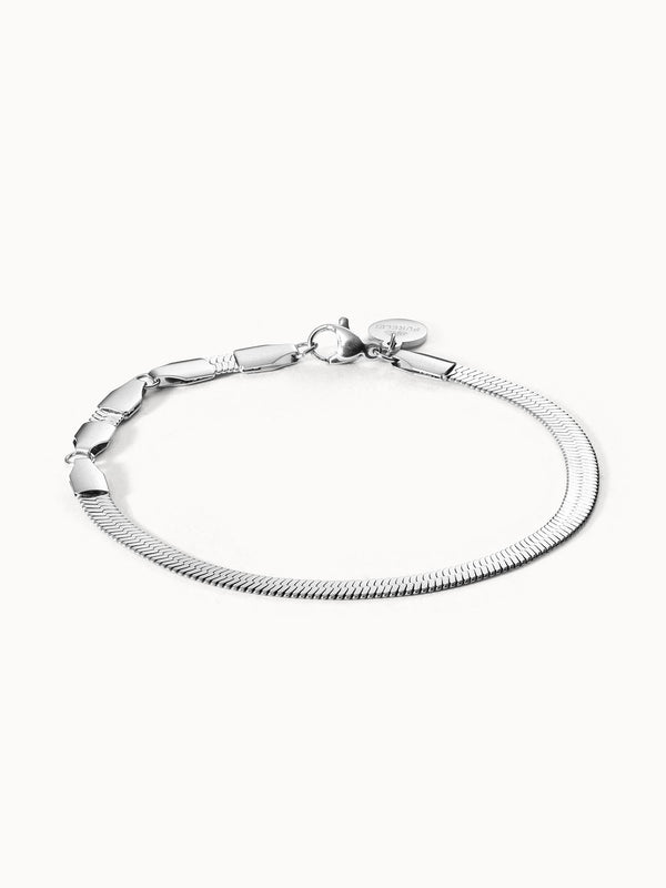 Bracciale a catena con serpente