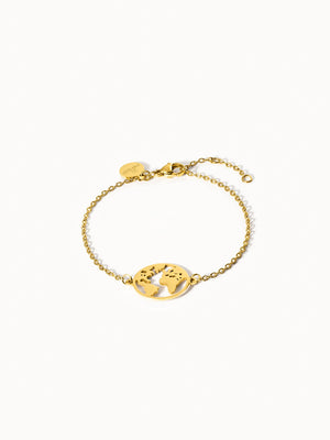 World Map Bracelet