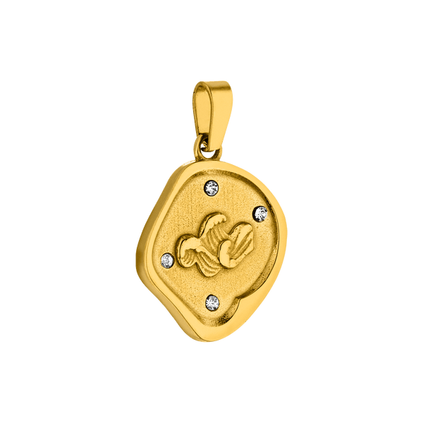 Charm a forma di moneta Wave