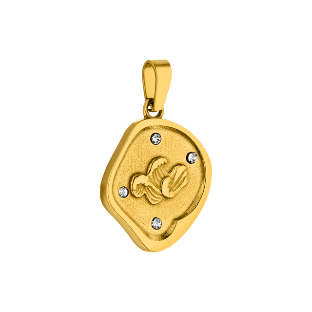 Charm a forma di moneta Wave