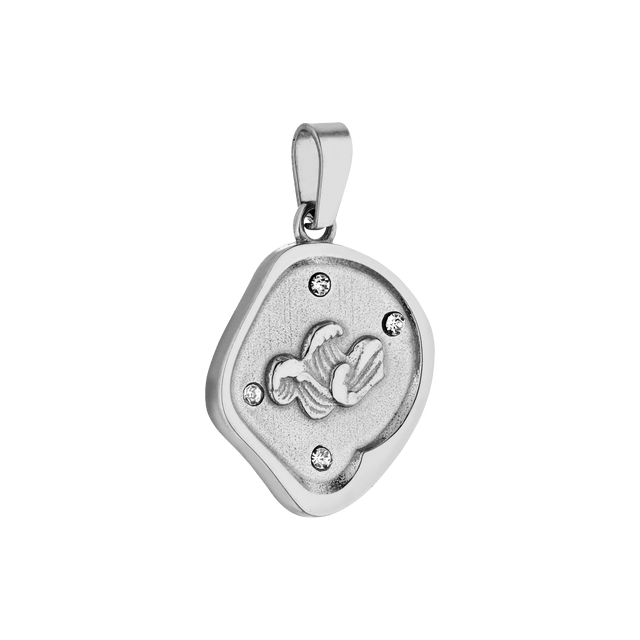 Charm a forma di moneta Wave