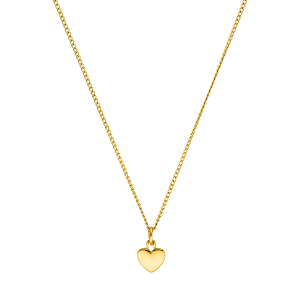 Collana con charm a forma di cuore