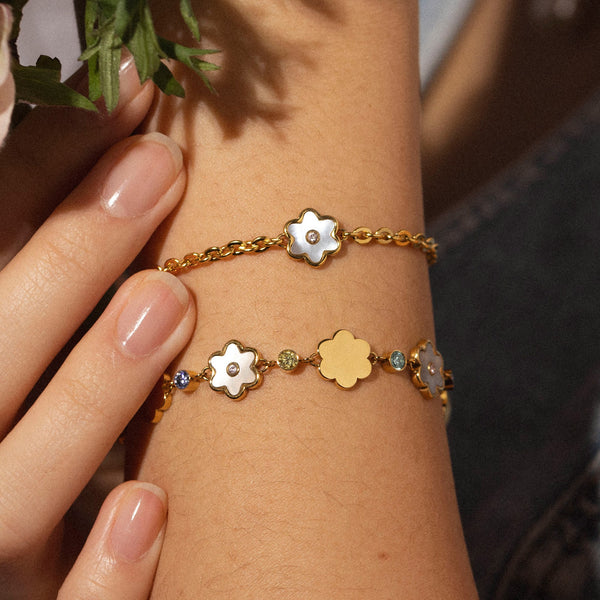 Bracciale fiorito