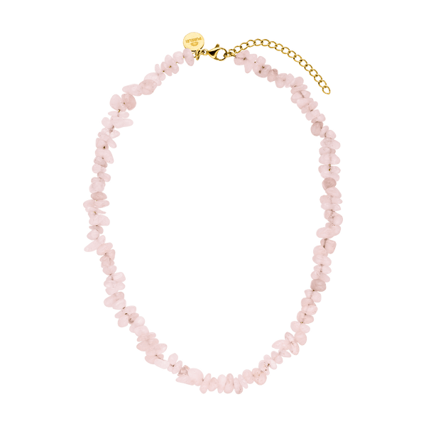 Collana di quarzo rosa