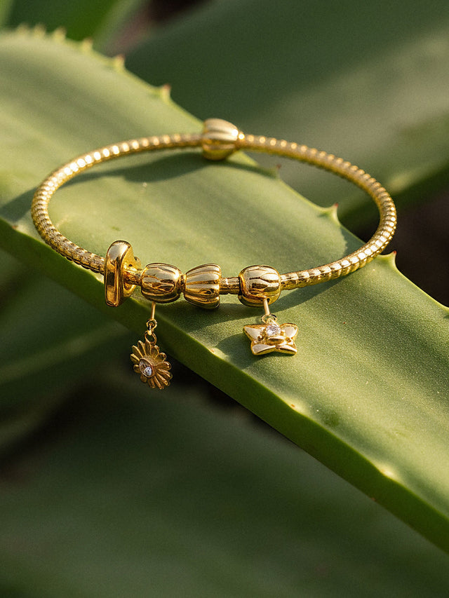 Bracciale Charm Lei con due charms Stopper