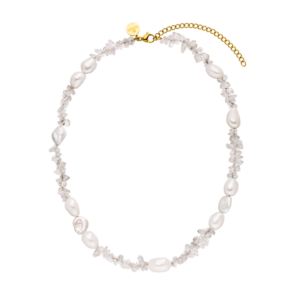 Collana con onde di cristallo