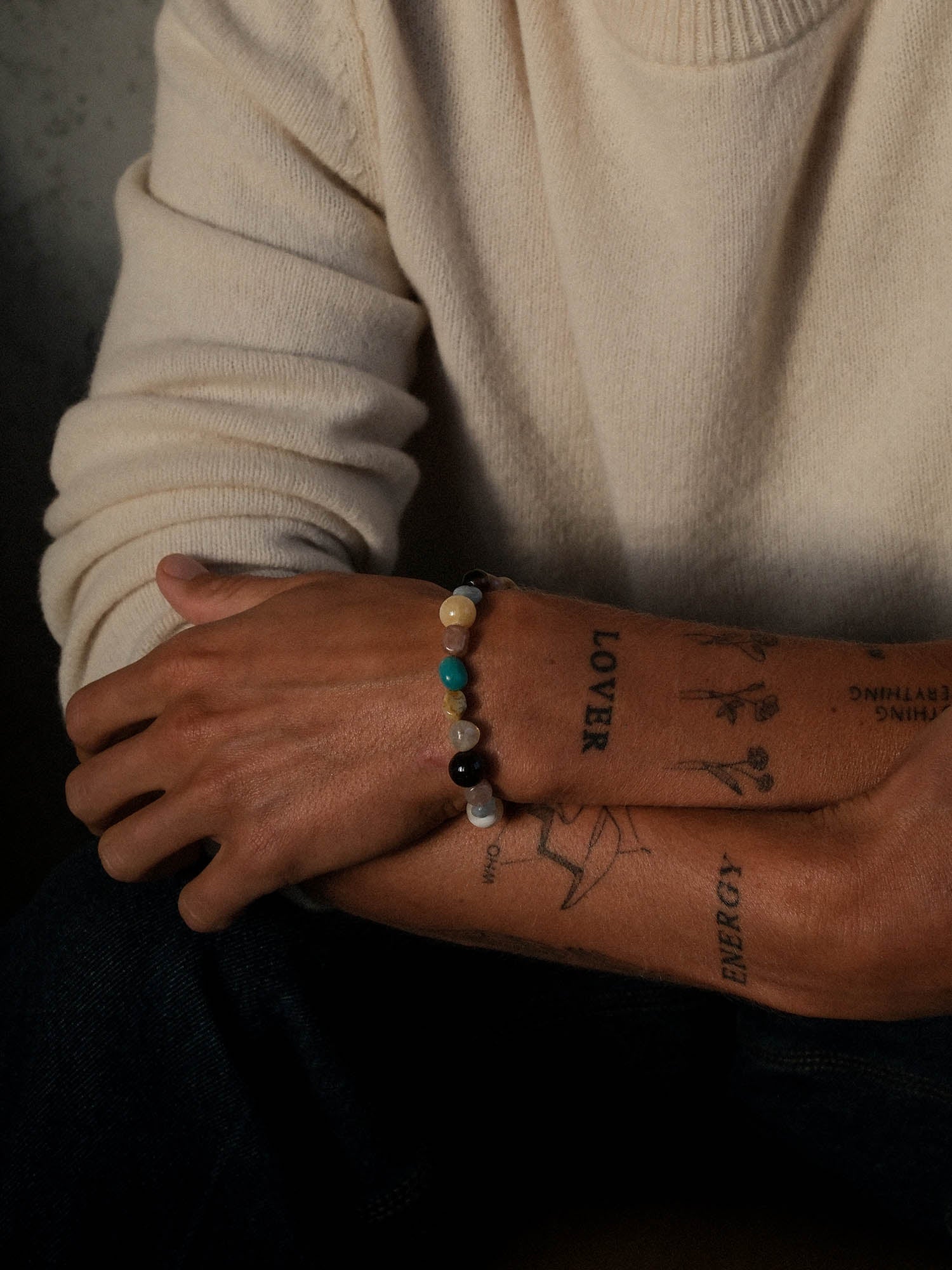 Bracciale con gemme della marea