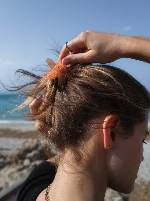 Fermaglio per capelli a forma di stella marina