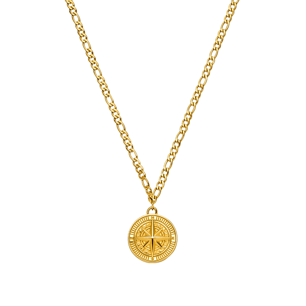 Collana da uomo con bussola