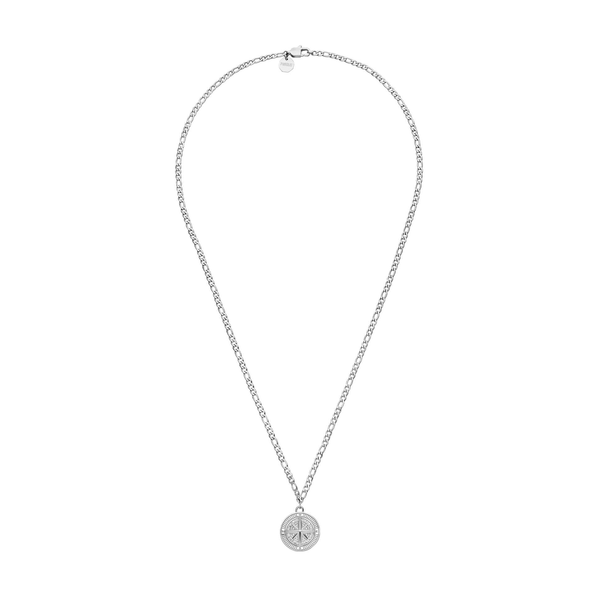 Collana da uomo con bussola