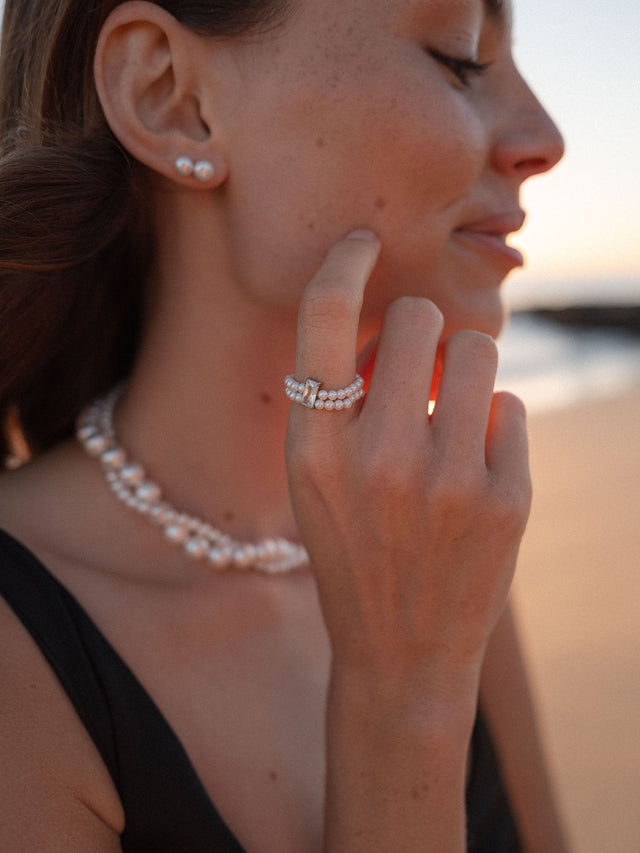Anello Eleganza di perle