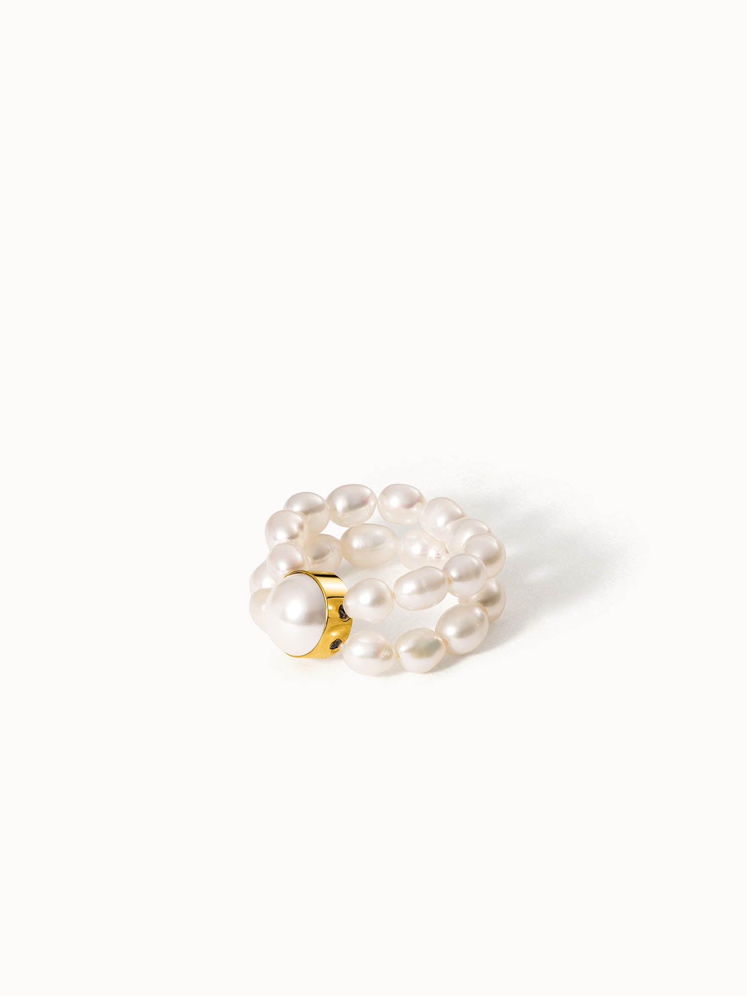 Anello con perla Graceful