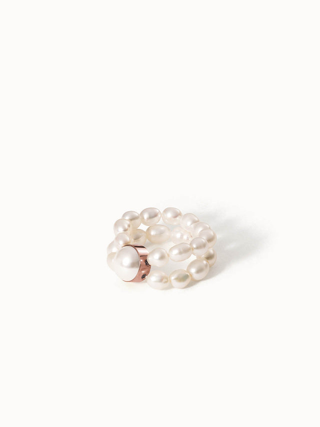 Anello con perla Graceful