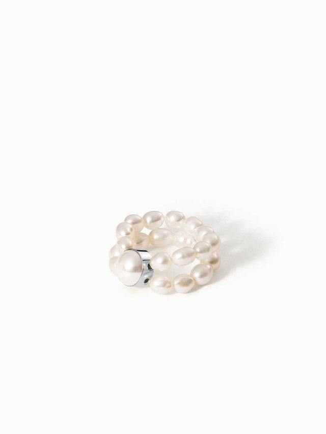 Anello con perla Graceful