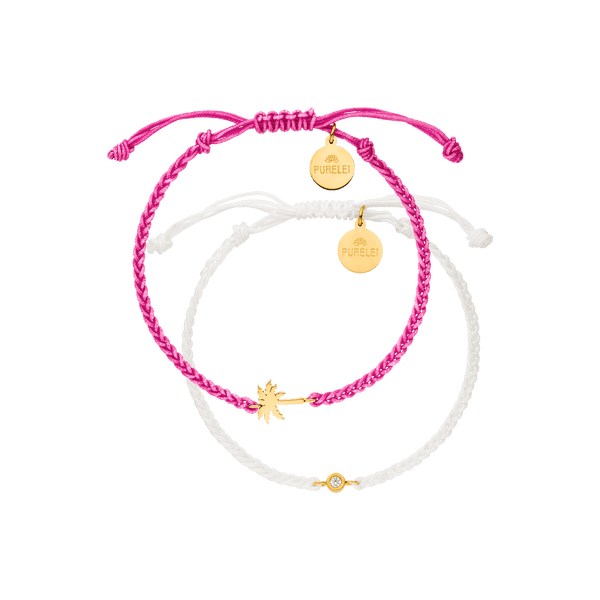 Set di bracciali Pink Island