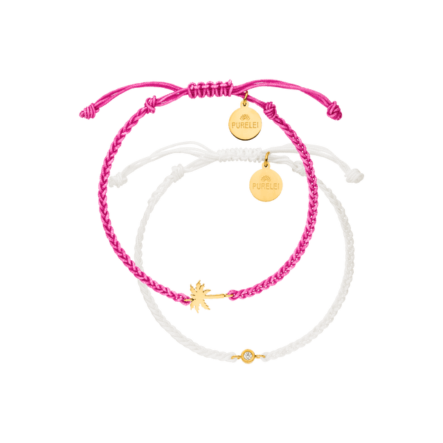 Set di bracciali Pink Island