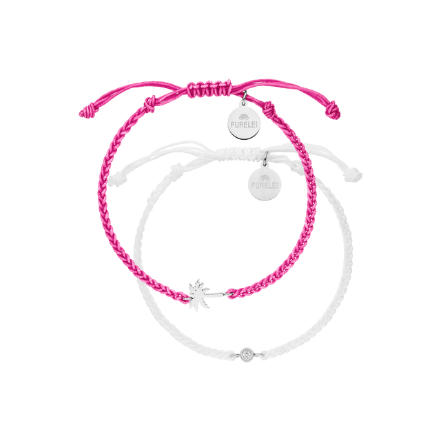 Set di bracciali Pink Island