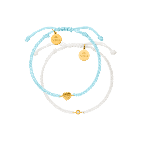 Set di bracciali Oceano Blu