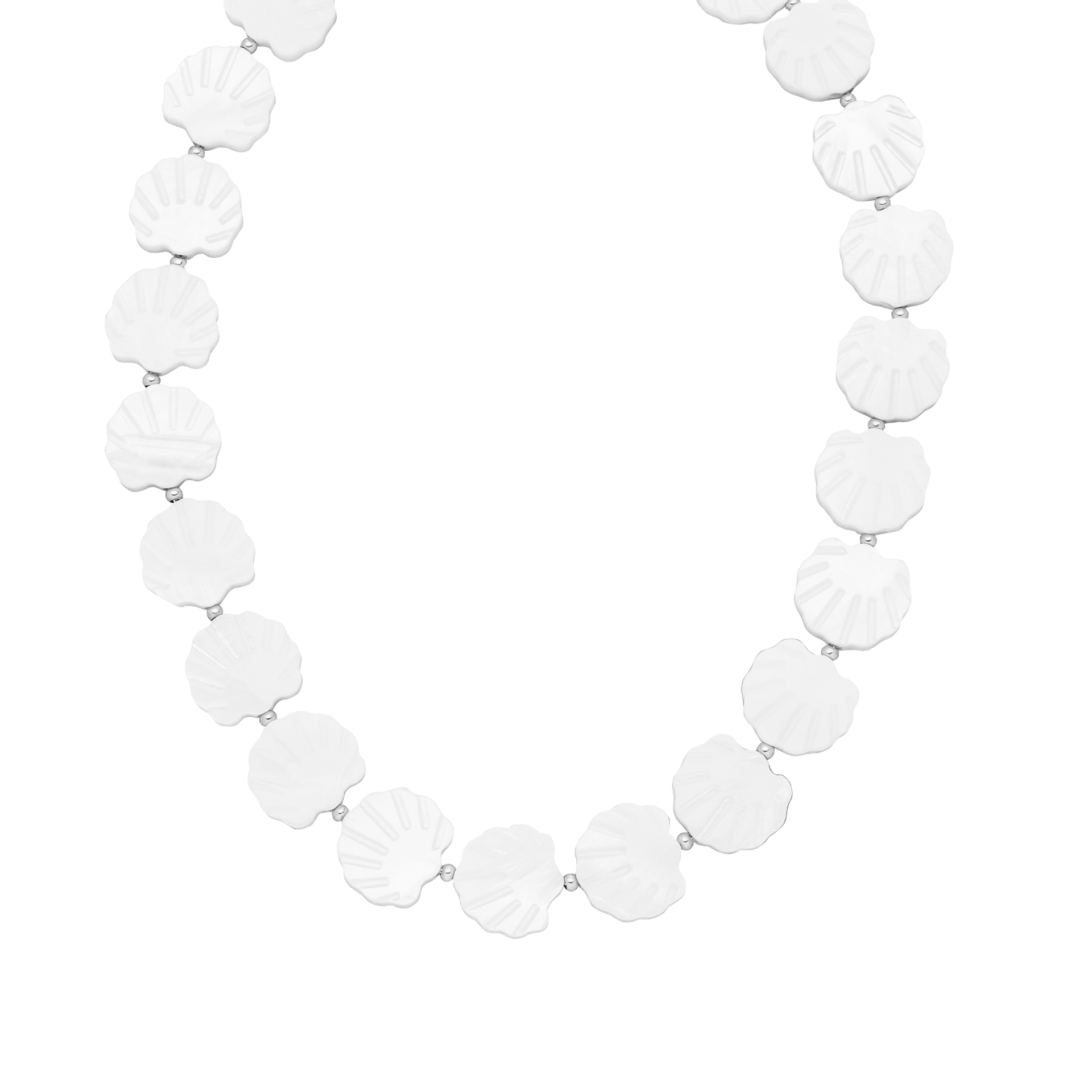 Collana con scintille bianche