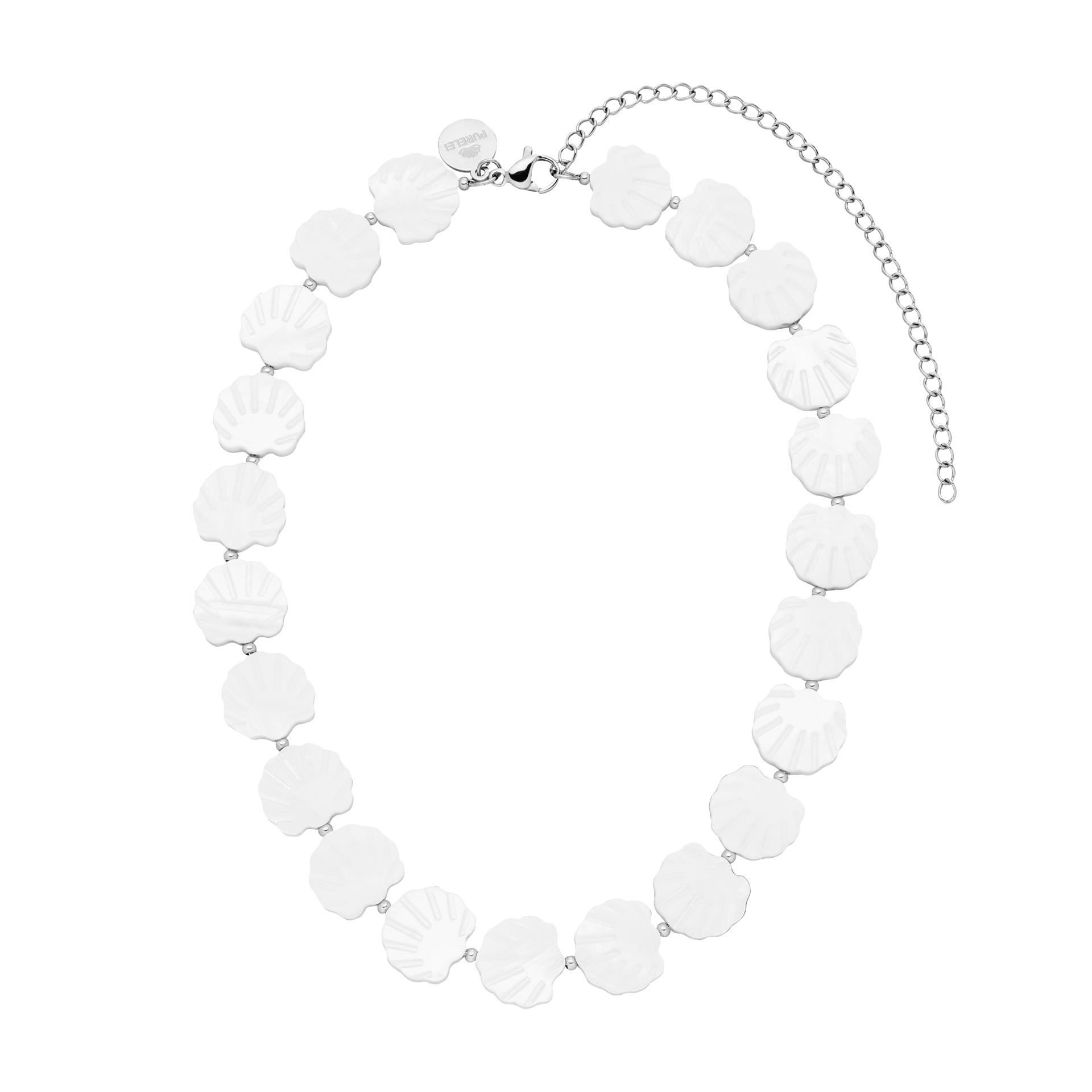 Collana con scintille bianche