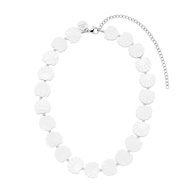 Collana con scintille bianche