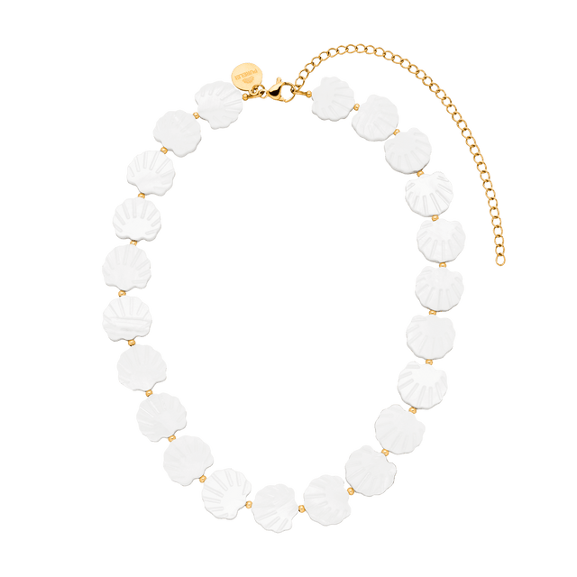 Collana con scintille bianche