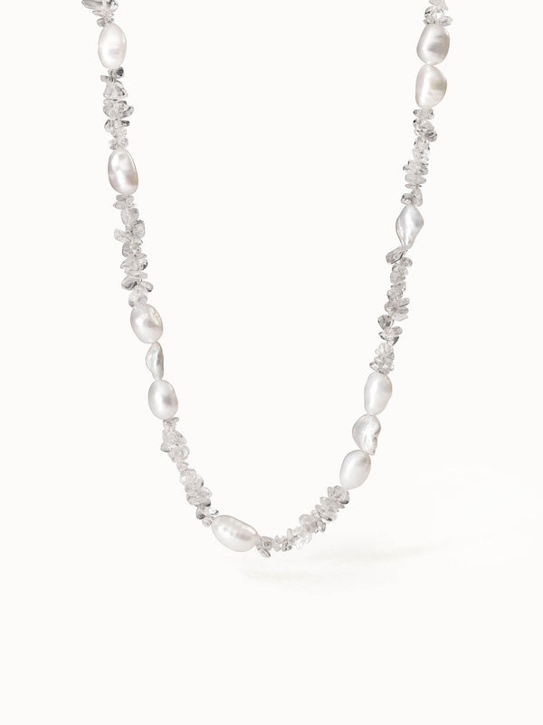 Collana con onde di cristallo