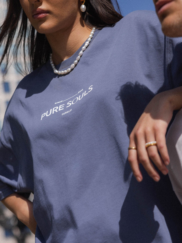 Maglietta Pure Souls Blu Scuro