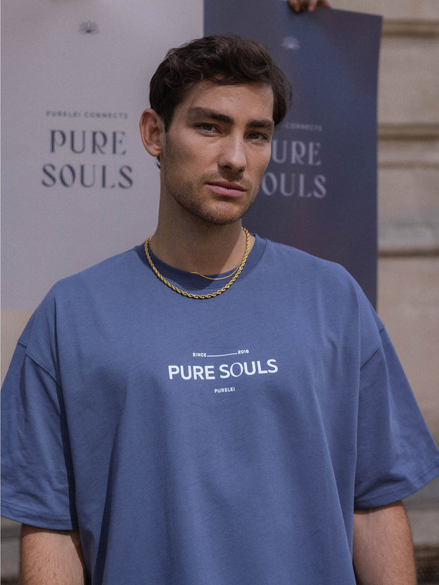 Maglietta Pure Souls Blu Scuro