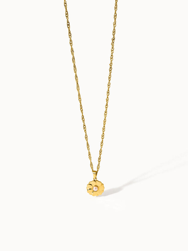 Collana con fiori di compleanno
